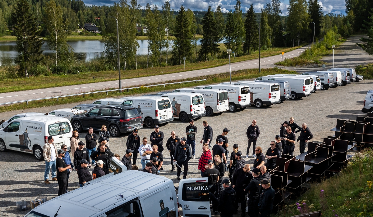 Nokikaverin nuohouspalvelu on tiimityötä