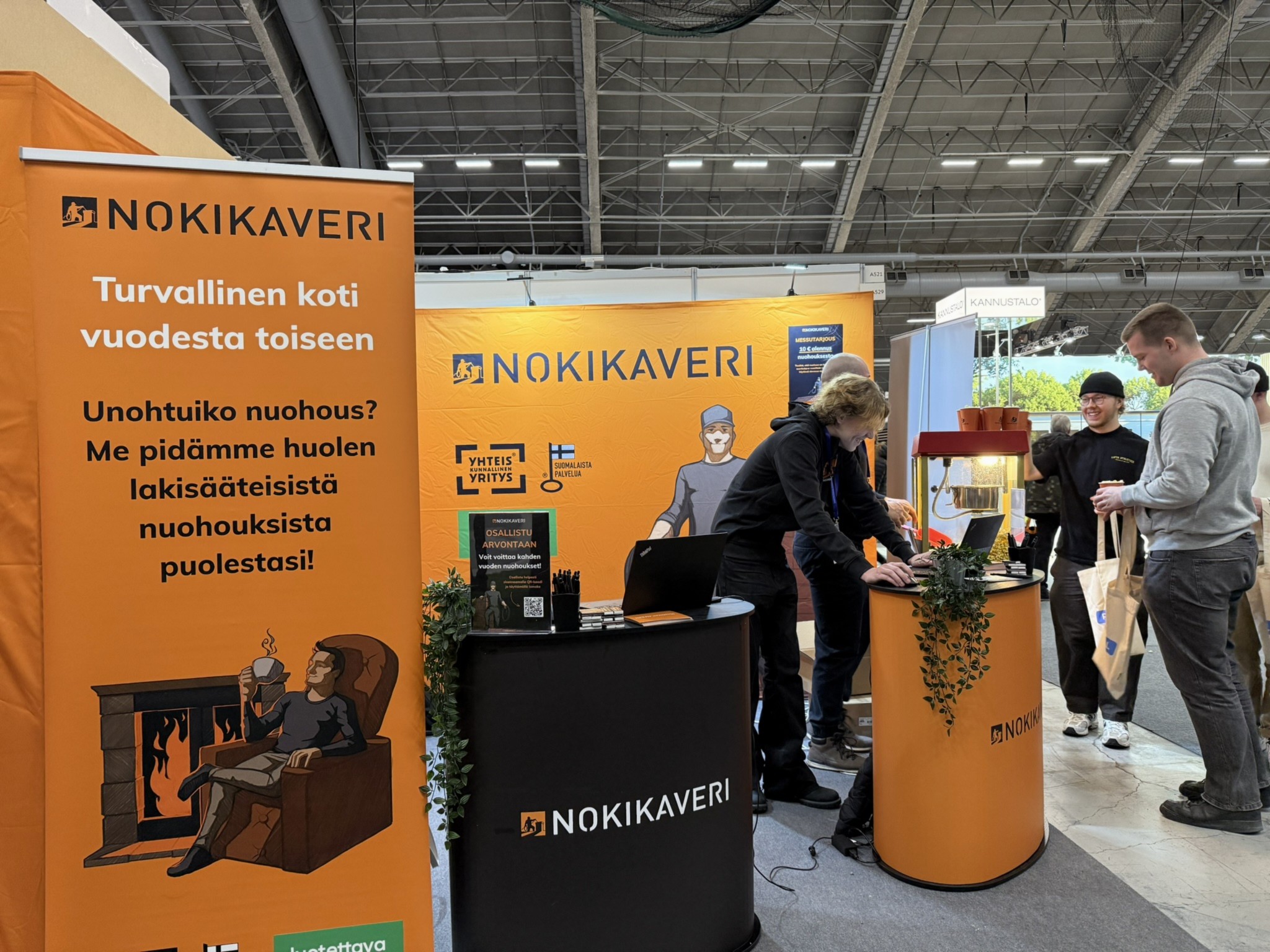 Nokikaveri messuilla